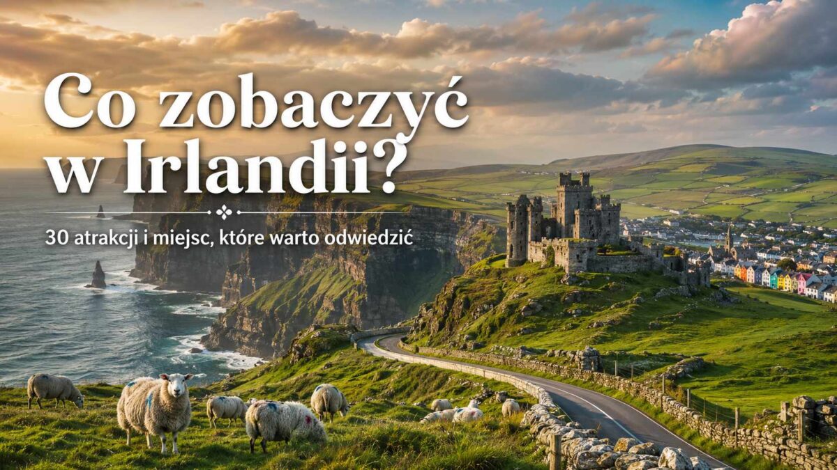 Co zobaczyć w Irlandii – klify, zamek, zielone wzgórza i widokowa trasa